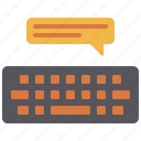 keyboard, chat, communication, deal