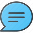 bubble, chat, message