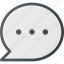 bubble, chat, message 