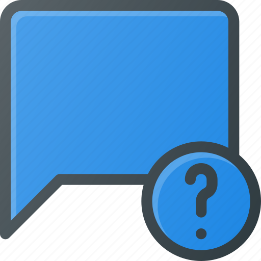 Bubble, chat, message, question icon - Download on Iconfinder