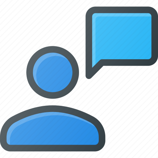 Bubble, chat, message, user icon - Download on Iconfinder