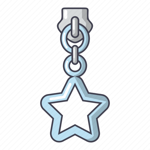 Cartoon, logo, object, open, star, zip, zipper icon - Download on Iconfinder