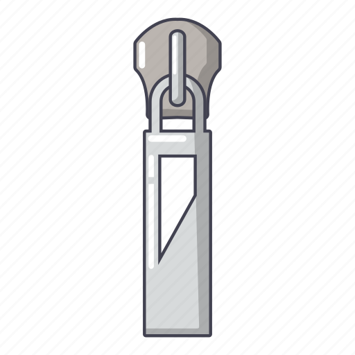 Cartoon, logo, object, open, zip, zipper icon - Download on Iconfinder