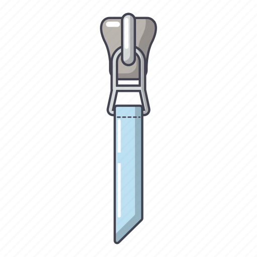 Cartoon, fastener, logo, object, open, zip, zipper icon - Download on Iconfinder