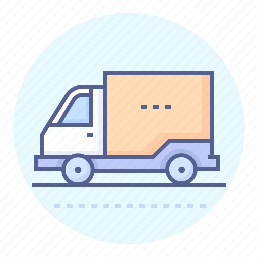 Deliver, delivery, delivery truck, lorry, truck, van, vehicle icon - Download on Iconfinder