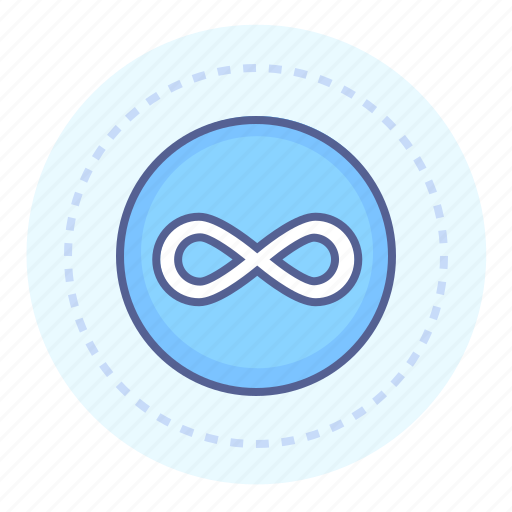 Circled, endless, endless symbol, infinity, infinity sign, looping icon - Download on Iconfinder