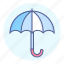 keep dry, protection, raining, umbrella, waterproof, weather 