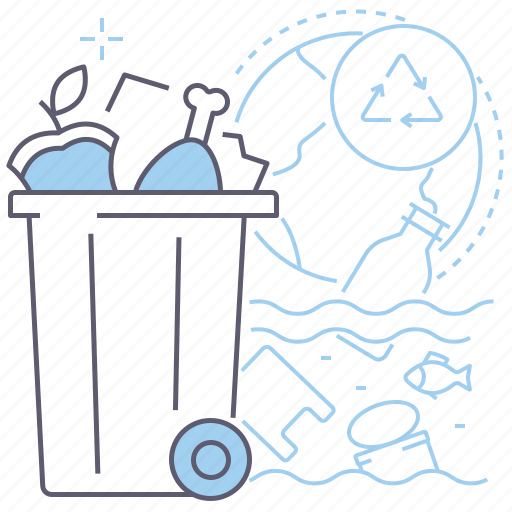 Waste, ocean, recycling, garbage pollution icon - Download on Iconfinder