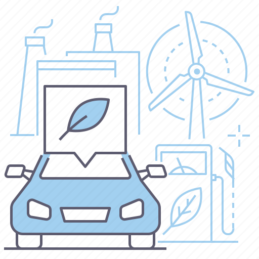 Ecology, windmill, zero emission, electric car icon - Download on Iconfinder