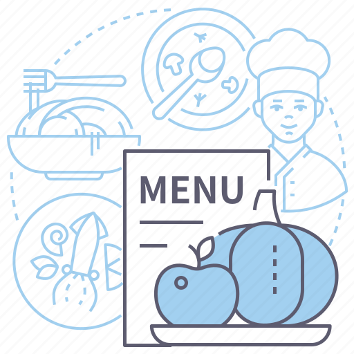 Menu, restaurant, vegetables, food icon - Download on Iconfinder