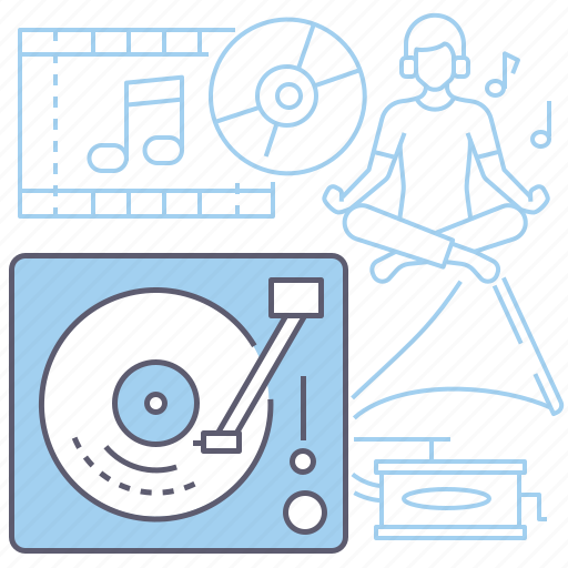 Gramophone, listen, music collection, record player icon - Download on Iconfinder