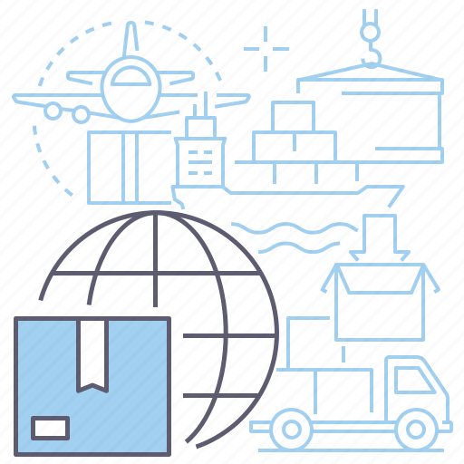 Package, logistics, transport, international shipping icon - Download on Iconfinder