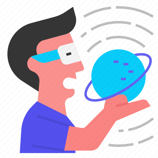 Astrophysics, metaverse, astronomical, phenomena, saturn, universe, space science icon - Download on Iconfinder