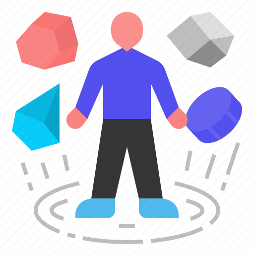 Hologram, holography, reconstructed, metaverse, 3d holographic, three dimensional, virtual reality icon - Download on Iconfinder
