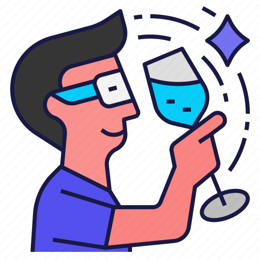 Metaverse, celebration, fun, party, get together, virtual party, online party icon - Download on Iconfinder