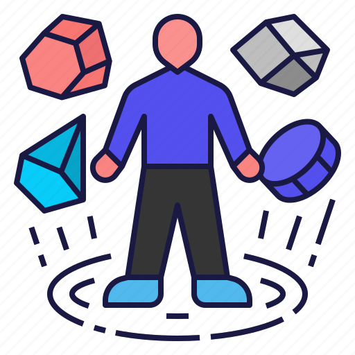 Hologram, holography, reconstructed, metaverse, 3d holographic, three dimensional, virtual reality icon - Download on Iconfinder