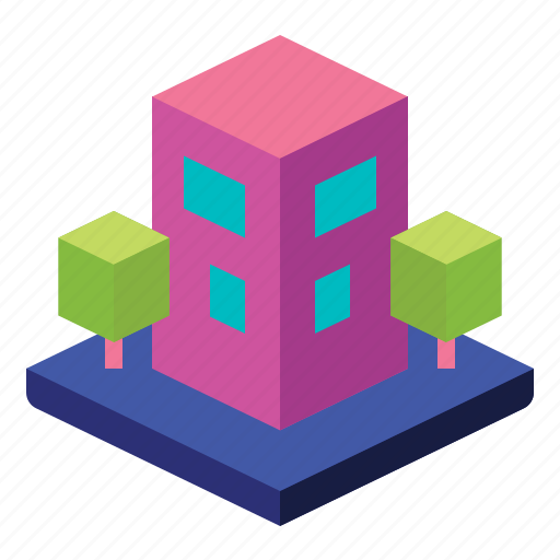 Building, nft, game, land, property, metaverse icon - Download on Iconfinder