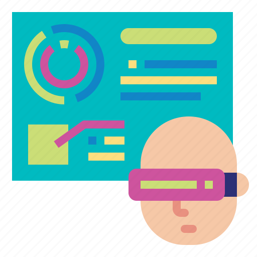 Glasses, display, vr, metaverse, virtual, reality icon - Download on Iconfinder