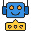 chatbot, robot, service, assistance, conversation, communication, app, helper
