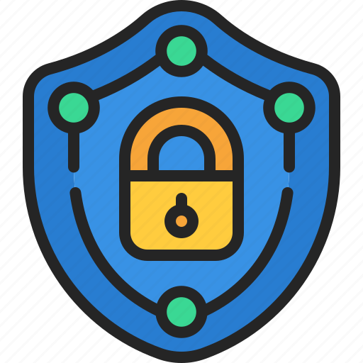 Cyber, security, privacy, protection, lock, safety, shield icon - Download on Iconfinder