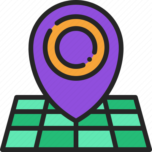 Location, pin, map, marker, metaverse, 3d, digital icon - Download on Iconfinder