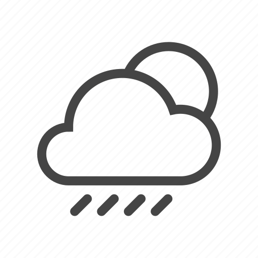 Cloud, cloudy, forecast, meteo, rain, sun, weather icon - Download on Iconfinder