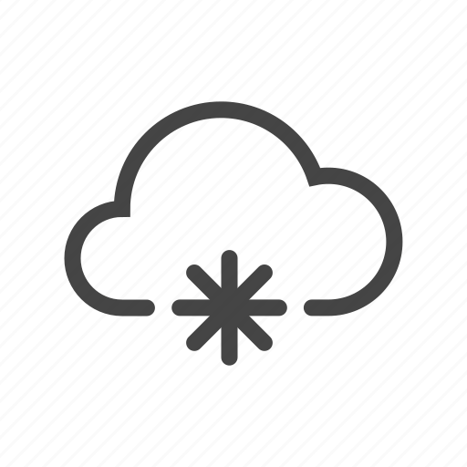 Cloud, cloudy, forecast, meteo, snow, weather, winter icon - Download on Iconfinder