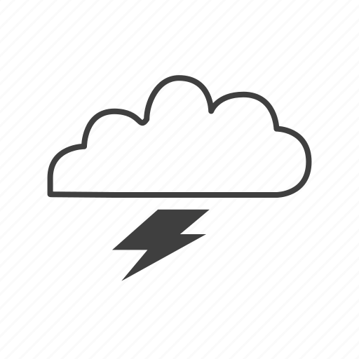Forecast, meteorology, storm, thunder, weather, cloud, clouds icon - Download on Iconfinder