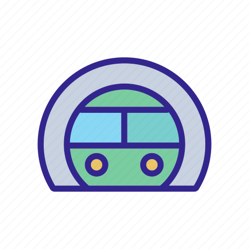 Card, metro, outline, subway, ticket, train, underground icon - Download on Iconfinder