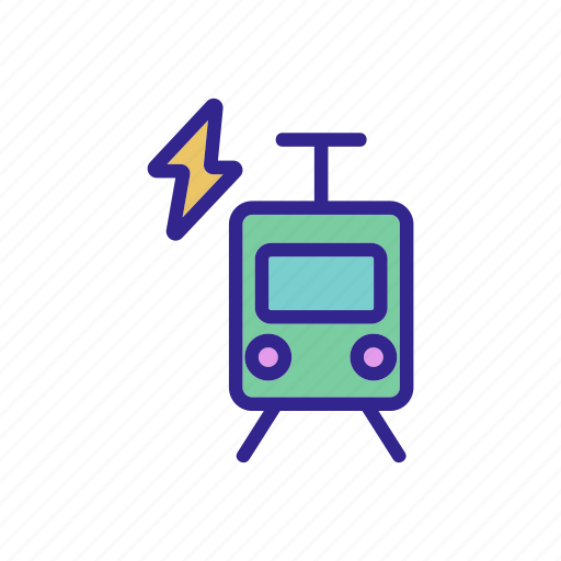 Card, electricity, metro, outline, ticket, train, underground icon - Download on Iconfinder