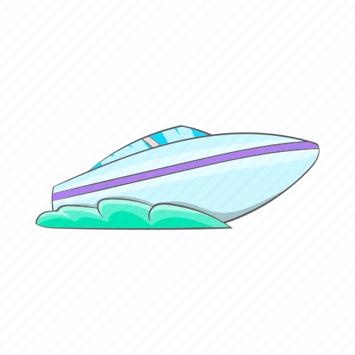 Boat, cartoon, sea, ship, sign, speed, yacht icon - Download on Iconfinder