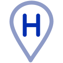 hospital location, hospital, location, map, healthcare, medical