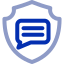 message security, encryption, privacy, lock, shield, cybersecurity, protected 