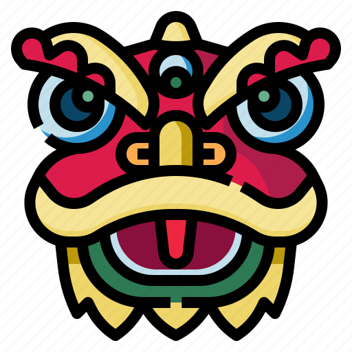 Lion, dance, new, year, autumn, cultures, festival icon - Download on Iconfinder
