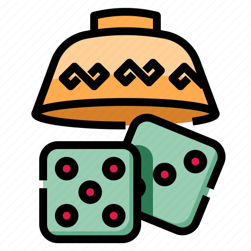 Mid, autumn, festival, gaming, chinese, bowl, casino icon - Download on Iconfinder