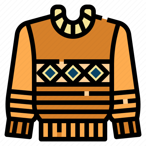 Sweater, garment, clothing, pullover, fashion, clothes, accessories icon - Download on Iconfinder