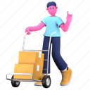 delivery, package, shipping, product, boxes, creative industry, marketing, startup, 3d character 