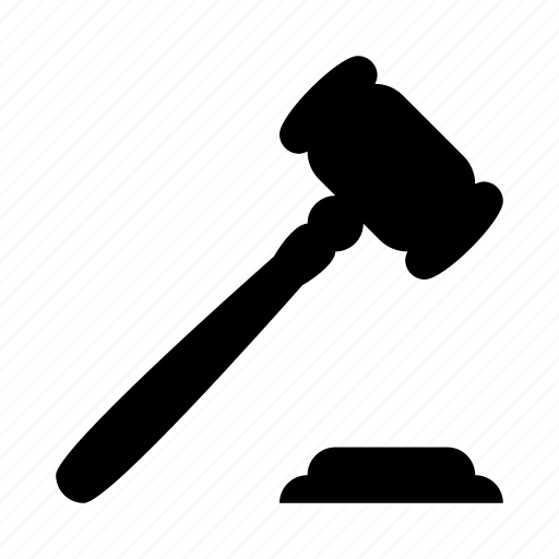 Gavel, clobber, verdict, court, judgement, law, justice icon - Download on Iconfinder