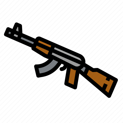 Ak, gun, pistol, rifle, war icon - Download on Iconfinder