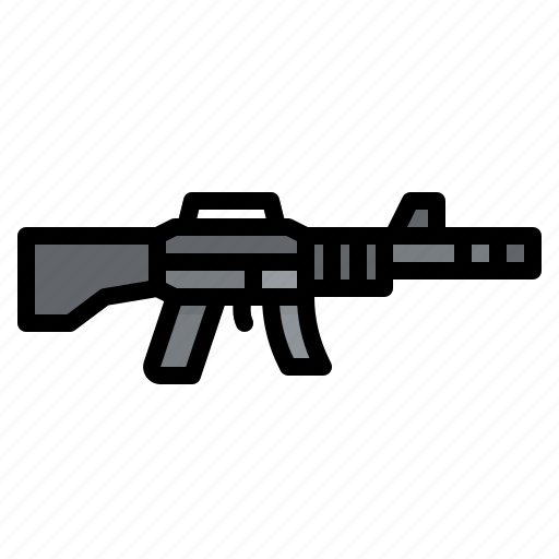 Gun, m16, rifle, soldier, war icon - Download on Iconfinder