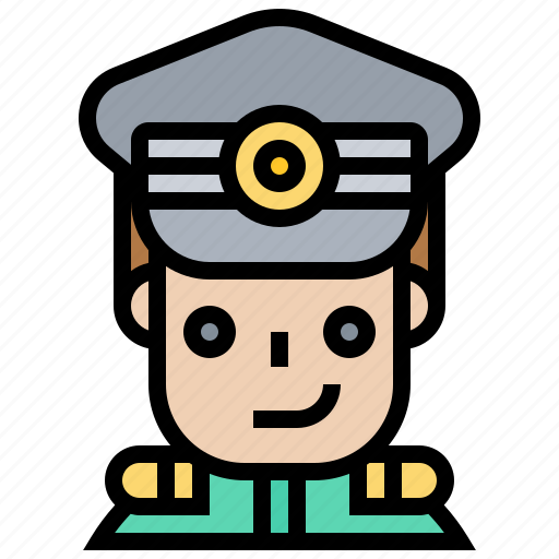 Captain, chief, commander, officer, pilot icon - Download on Iconfinder
