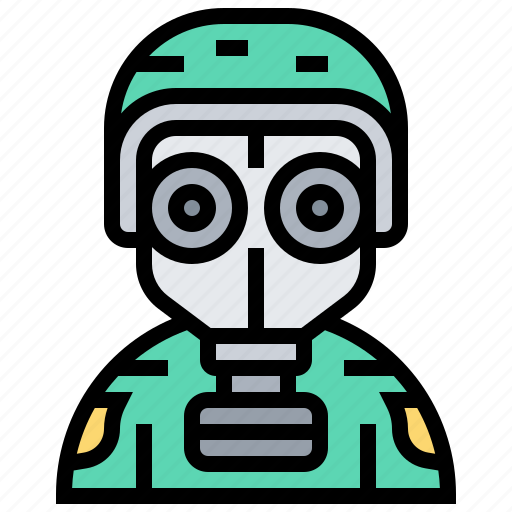 Biohazard, gas, mask, protection, toxic icon - Download on Iconfinder