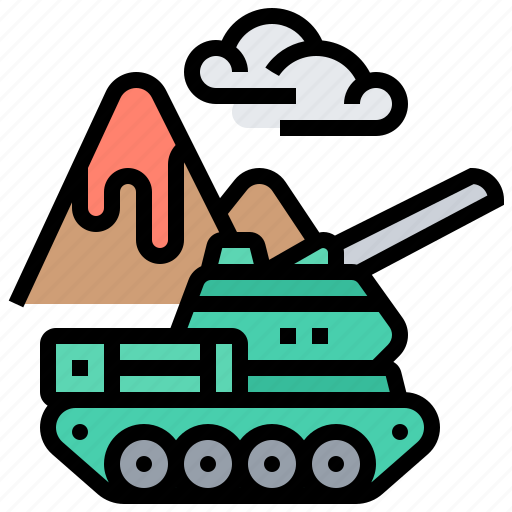 Artillery, battle, military, tank, warfare icon - Download on Iconfinder