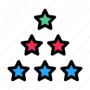 achievement, badge, medal, military, star