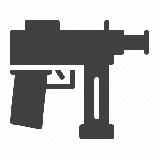 Gun, handgun, automatic, military icon - Download on Iconfinder
