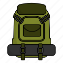 army, backpack, military, soldier, war