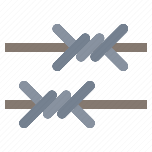 Barbed, fence, palisade, thorn, wire icon - Download on Iconfinder