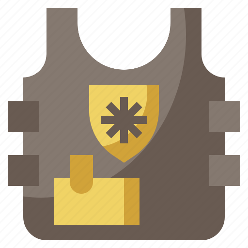 Armor, bulletproof, fashion, policeman, protection, security, vest icon - Download on Iconfinder