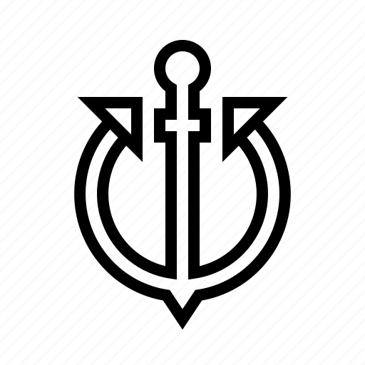 Anchor, military, navy icon - Download on Iconfinder