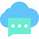 cloud, service, help, server, info, communication